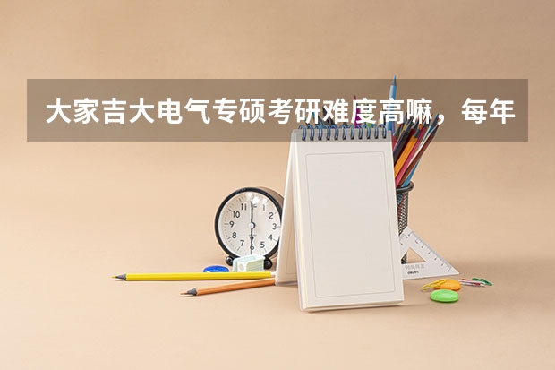 大家吉大电气专硕考研难度高嘛，每年平均分大概多少，重本双非有歧视嘛吗？