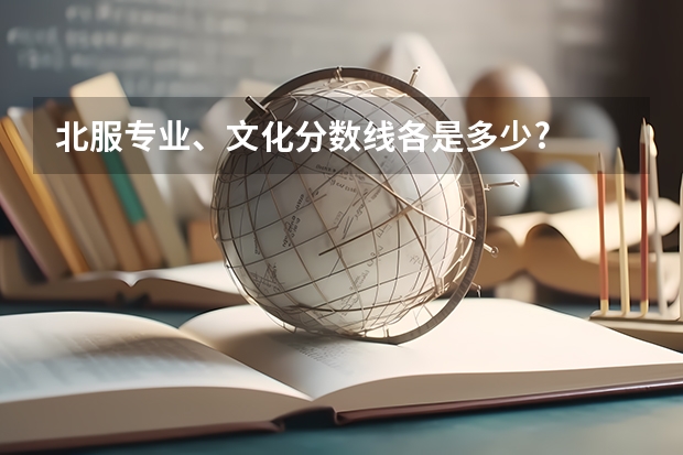 北服专业、文化分数线各是多少?
