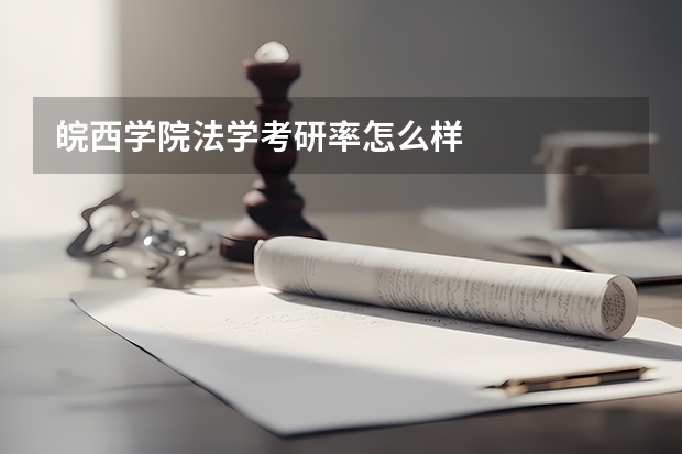 皖西学院法学考研率怎么样