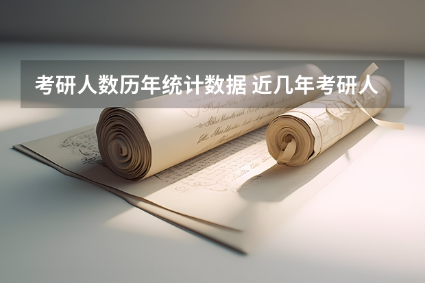 考研人数历年统计数据 近几年考研人数