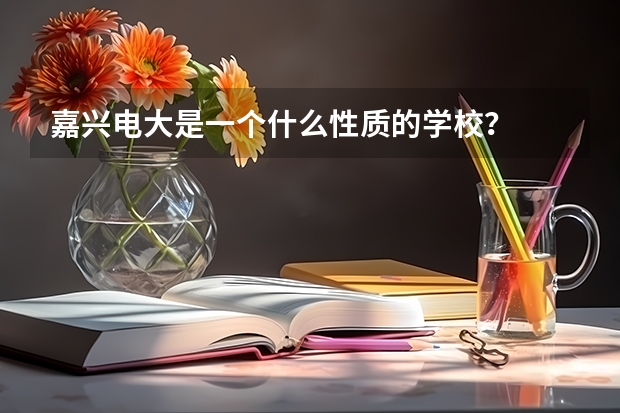 嘉兴电大是一个什么性质的学校？
