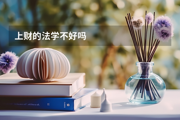 上财的法学不好吗
