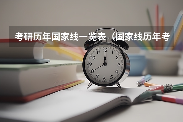 考研历年国家线一览表(国家线历年考研分数线)