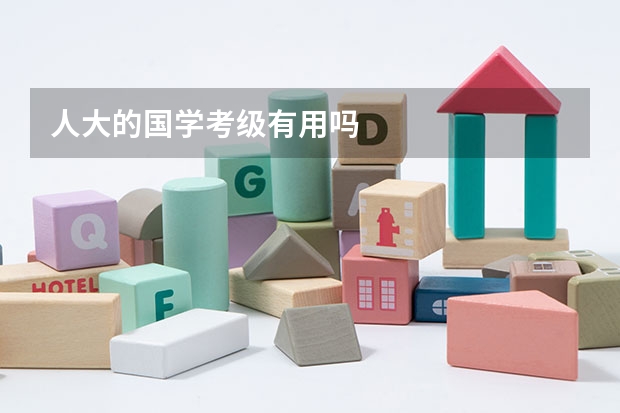 人大的国学考级有用吗