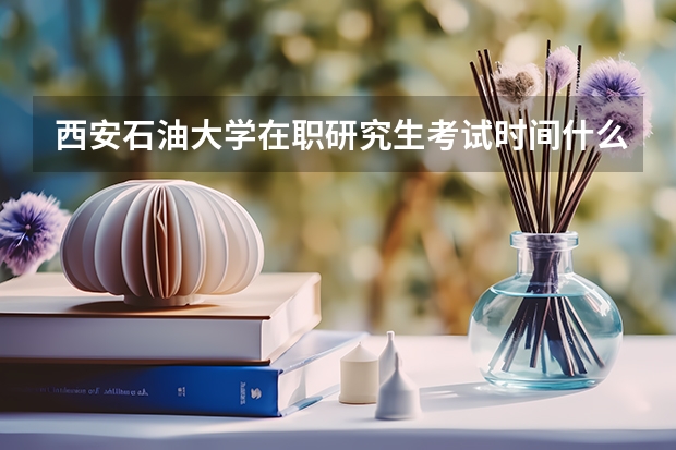 西安石油大学在职研究生考试时间什么时候？