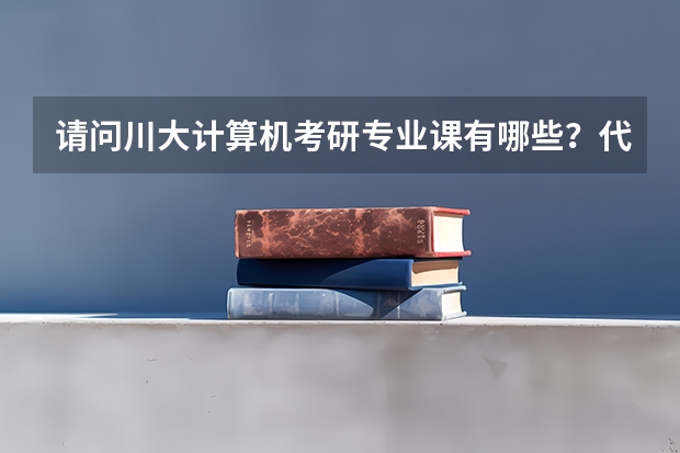 请问川大计算机考研专业课有哪些？代码是874吗？