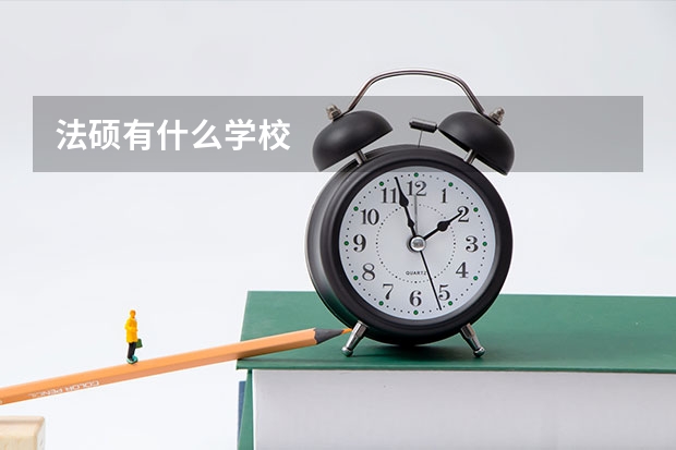 法硕有什么学校
