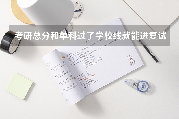考研总分和单科过了学校线就能进复试吗