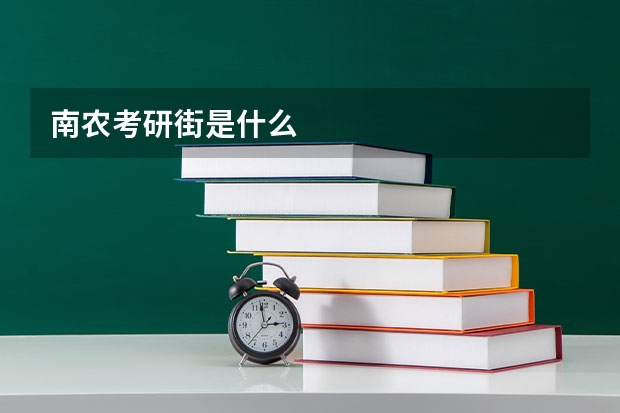 南农考研街是什么